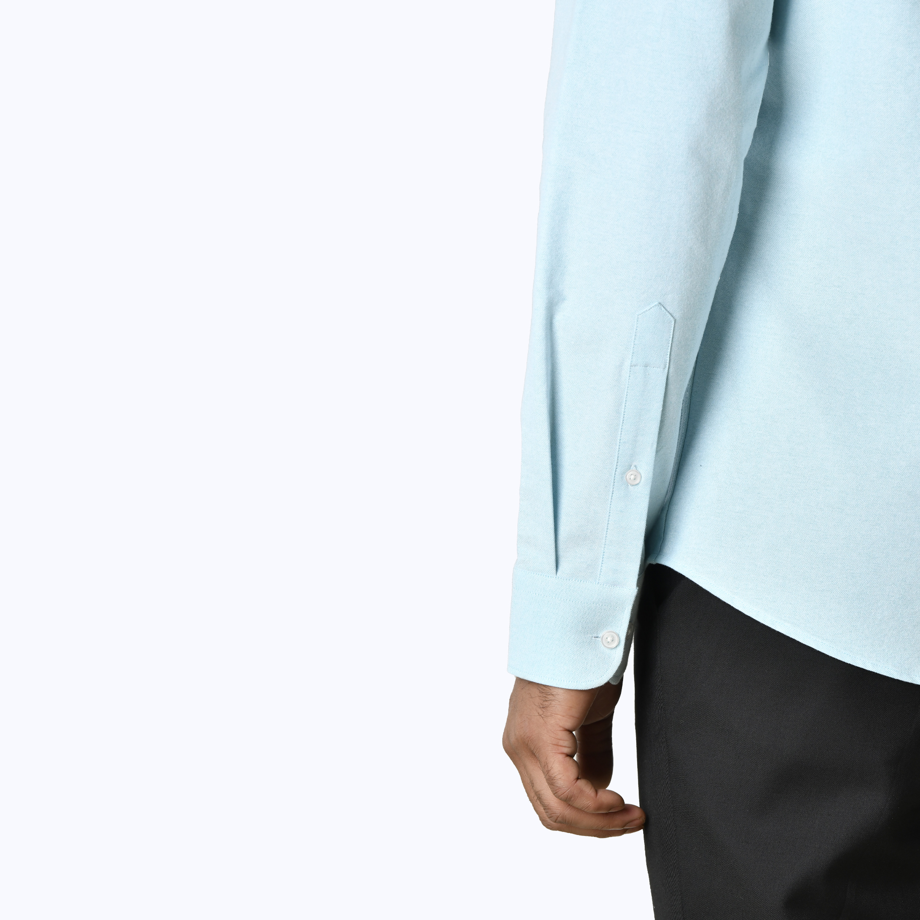 Turquoise Button Down Classic Oxford Shirt - Bluefort