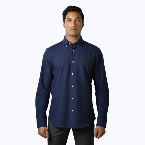 Navy Blue Button Down Classic Oxford Shirt