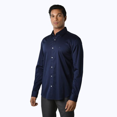 Super Comfort Stretch Navy Blue Shirt