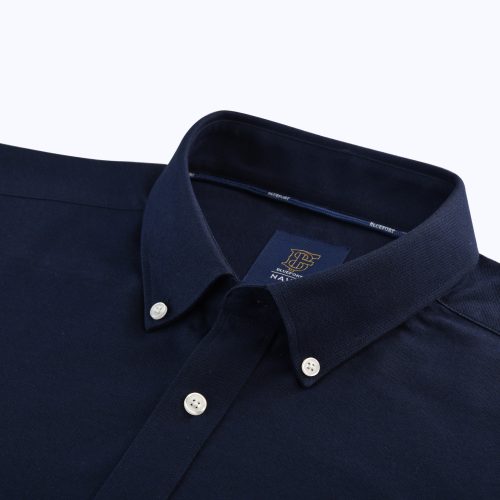 Navy Blue Button Down Classic Oxford Shirt