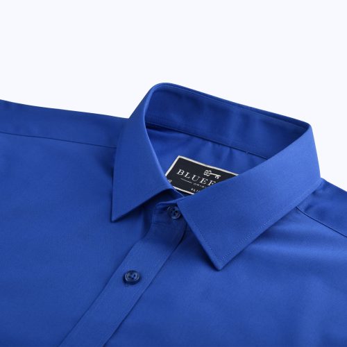 Royal Blue Poplin Shirt