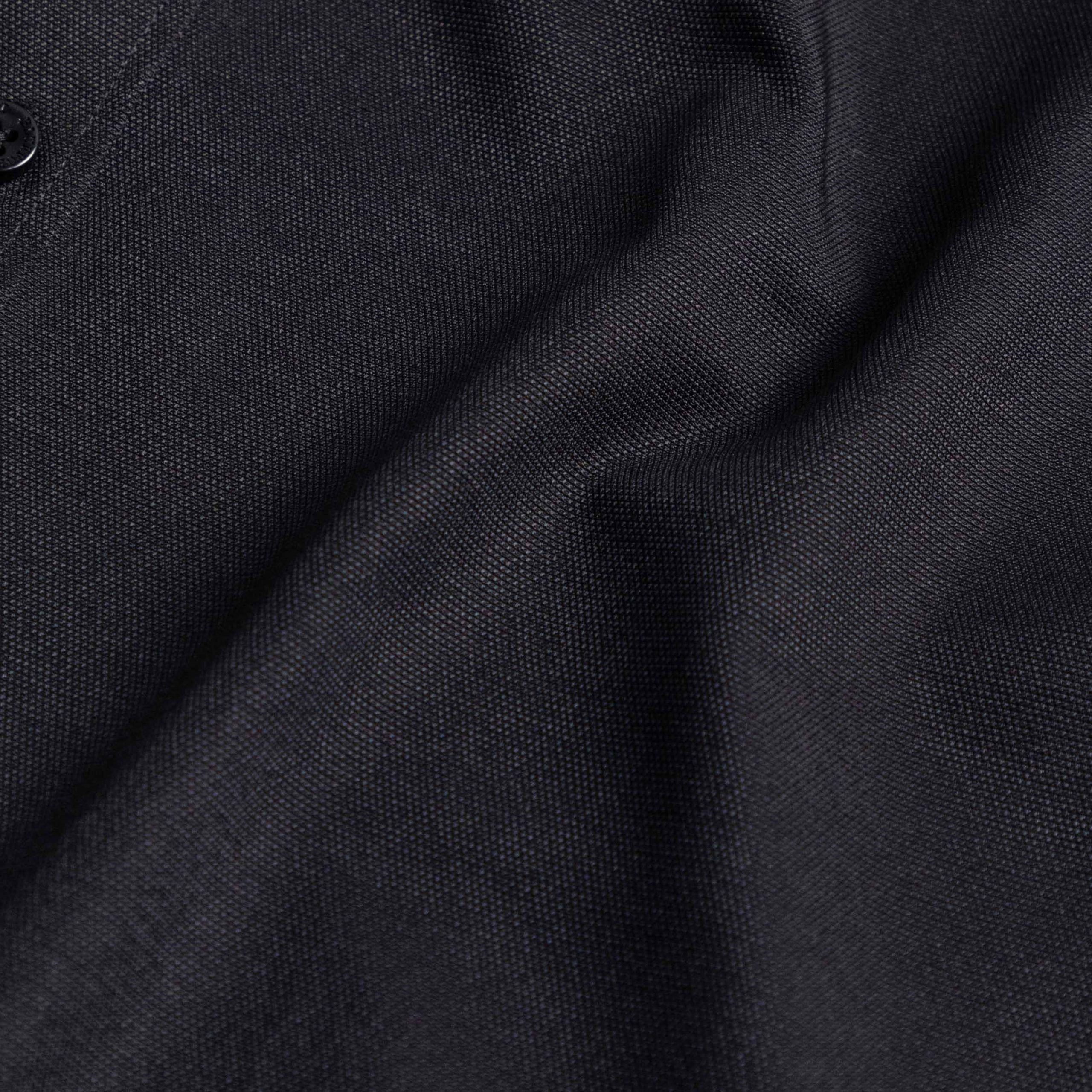 Black Triangular Textured Dobby Shirt - Bluefort