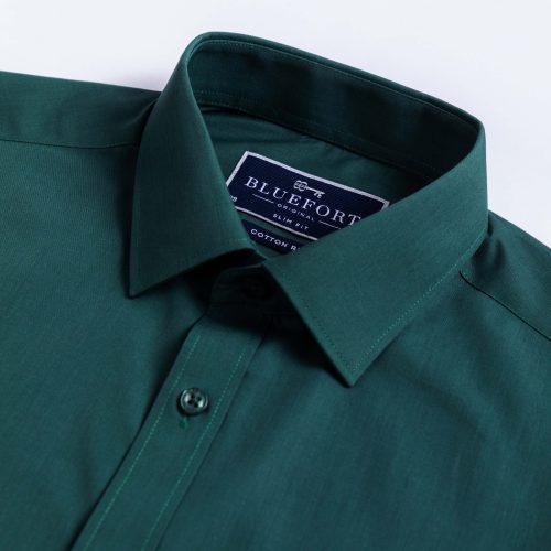 Pine Green Poplin Shirt
