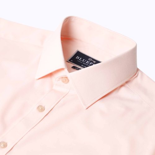 Peach Poplin Shirt