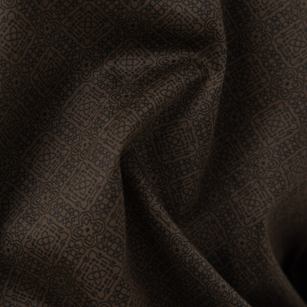 Khaki Green Sitara Print Shirt - Image 5
