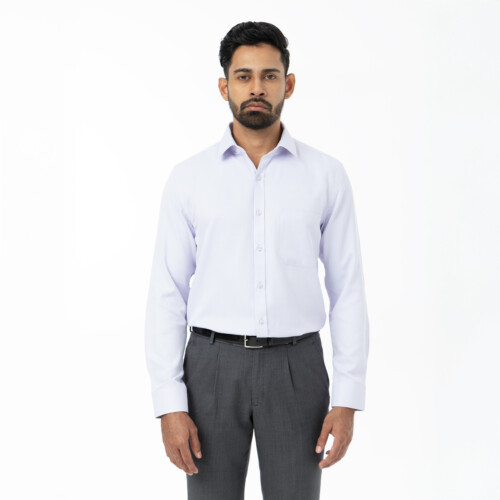 Light Purple Diamond Dobby Shirt