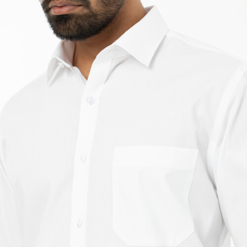 Brilliant White Poplin Shirt
