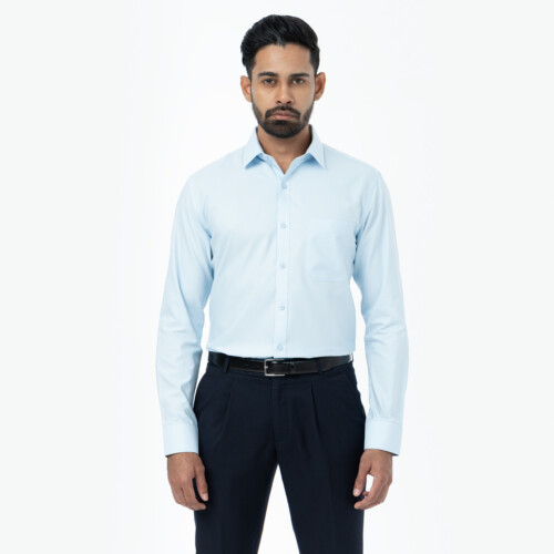 Light Blue Pinpoint Shirt