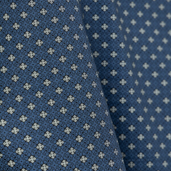 Navy Ajrakh Print Shirt - Image 5