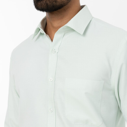 Light Green Micro Dobby Shirt