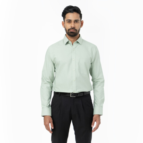 Sage Green Pinpoint Shirt