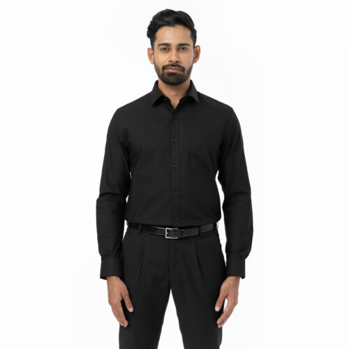 Black Pinpoint Shirt