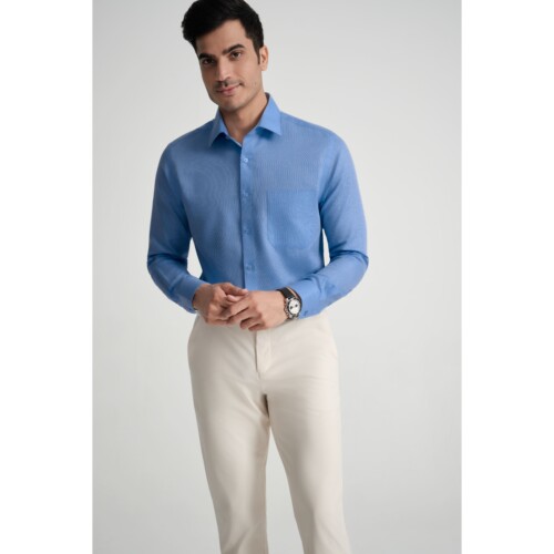 Blue Royal Oxford Dobby Dress Shirt