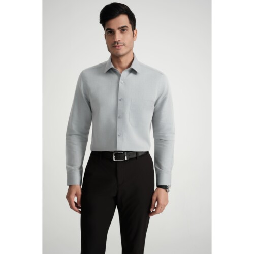 Green Royal Oxford Dobby Dress Shirt