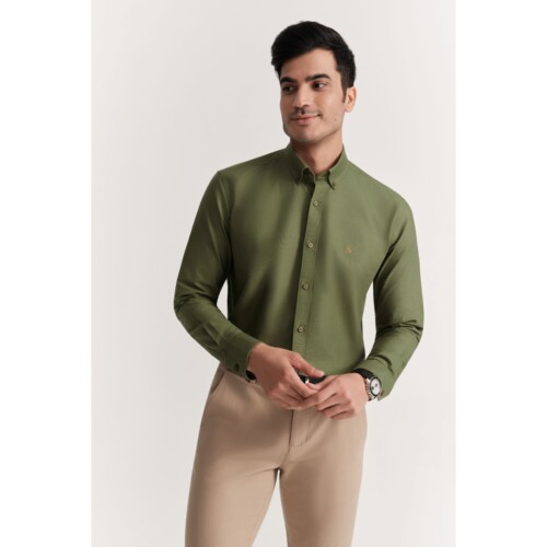 Moss Green Classic Oxford shirt