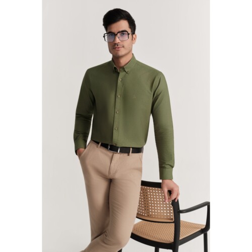 Moss Green Classic Oxford shirt